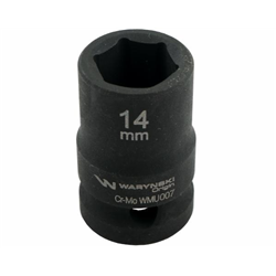 Nasadka udarowa sześciokątna 1/2". 14 mm. CrMo. DIN 3129. Waryński-347883032