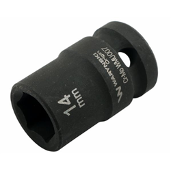 Nasadka udarowa sześciokątna 1/2". 14 mm. CrMo. DIN 3129. Waryński-347454727