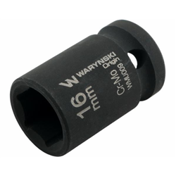 Nasadka udarowa sześciokątna 1/2". 16 mm. CrMo. DIN 3129. Waryński-347883040