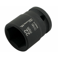 Nasadka udarowa sześciokątna 1/2". 22 mm. CrMo. DIN 3129. Waryński-347454556