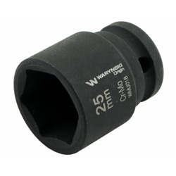 Nasadka udarowa sześciokątna 1/2". 25 mm. CrMo. DIN 3129. Waryński-347454568