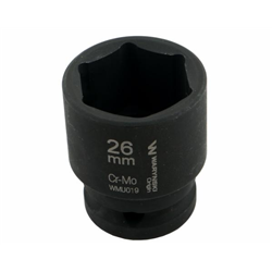 Nasadka udarowa sześciokątna 1/2". 26 mm. CrMo. DIN 3129. Waryński-347454572
