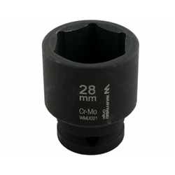 Nasadka udarowa sześciokątna 1/2". 28 mm. CrMo. DIN 3129. Waryński-347454580