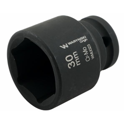 Nasadka udarowa sześciokątna 1/2". 30 mm. CrMo. DIN 3129. Waryński-347454589