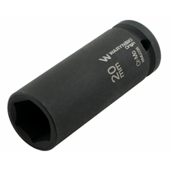 Nasadka udarowa sześciokątna długa 1/2". 20 mm. CrMo. DIN 3129. Waryński-347882950