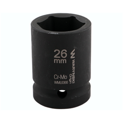 Nasadka udarowa sześciokątna 3/4". 26 mm. CrMo. DIN 3129. Waryński-347455081