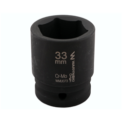 Nasadka udarowa sześciokątna 3/4". 33 mm. CrMo. DIN 3129. Waryński-347883391