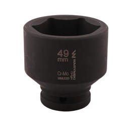 Nasadka udarowa sześciokątna 3/4". 49 mm. CrMo. DIN 3129. Waryński-347883472