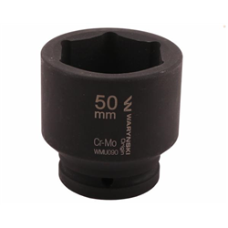 Nasadka udarowa sześciokątna 3/4". 50 mm. CrMo. DIN 3129. Waryński-347883475