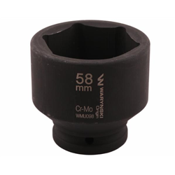 Nasadka udarowa sześciokątna 3/4". 58 mm. CrMo. DIN 3129. Waryński-347455192