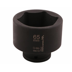 Nasadka udarowa sześciokątna 3/4". 65 mm. CrMo. DIN 3129. Waryński-347883510