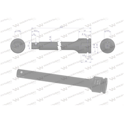 Przedłużka do nasadek udarowych 3/4". 250mm. CrMo. Waryński-347883525