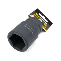 Nasadka udarowa sześciokątna 1"długa. 38 mm. CrMo. DIN 3129 Waryński-347893503