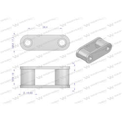 Ogniwo łańcucha 38.4V Waryński ( sprzedawane po 5 )-347458605