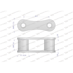 Ogniwo łańcucha S51 Waryński ( sprzedawane po 5 )-347887054