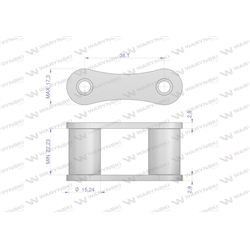 Ogniwo łańcucha S52 Waryński ( sprzedawane po 5 )-347458762