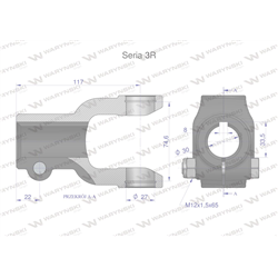 Widłak na wpust 10 śr.otw.30mm - 27X74.6 Seria 3R Waryński-347898786