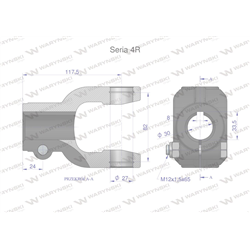Widłak na wpust 8 śr.otw.30mm - 27X82 Seria 4R Waryński-347898877