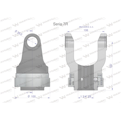 Widłak z pierścieniem 1 3/4 Z6 - 30X106 Seria 7R CE2020 Waryński-347474539