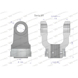 Widłak z pierścieniem 1 3/4 Z6 - 41X118 Seria 9R CE2020 Waryński-347474543