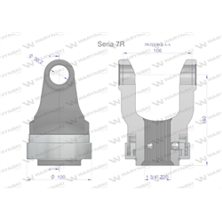 Widłak z pierścieniem 1 3/4 Z20 - 30X106 Seria 7R CE2020 Waryński-347474547