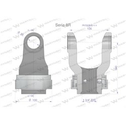 Widłak z pierścieniem 1 3/4 Z20 - 35X106 Seria 8R CE2020 Waryński-347474549