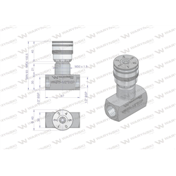 Zawór dławiący WRFB 90 1/2"BSP Waryński-347448125