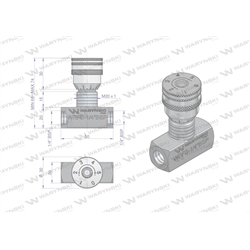 Zawór dławiący WRFB 90 1/4"BSP Waryński-347448119
