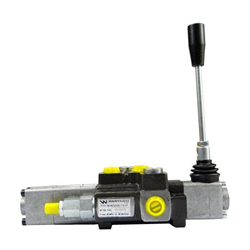 Rozdzielacz hydrauliczny 1-sekcyjny max przepływ 40L  z sekcją pływającą Waryński-347875982