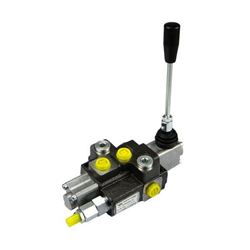 Rozdzielacz hydrauliczny 1-sekcyjny max przepływ 40L  z zatrzaskiem Waryński-347447628