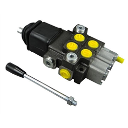 Rozdzielacz hydrauliczny 2-sekcyjny max przepływ 40L  z joystickiem  Waryński-347875810