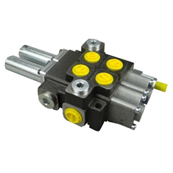 Rozdzielacz hydrauliczny dwusekcyjny (2) 40L sterowany joystickiem Waryński-347447449