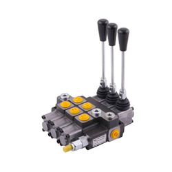 Rozdzielacz hydrauliczny 3-sekcyjny max przepływ 40L (1-sekcja nurnikowa) Waryński-347453274