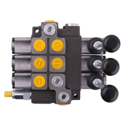 Rozdzielacz hydrauliczny 3-sekcyjny max przepływ 40L (1-sekcja nurnikowa) Waryński-347453275