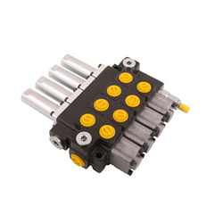 Rozdzielacz hydrauliczny 4-sekcyjny max przepływ 40L sterowany linkami Waryński-347454094