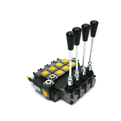 Rozdzielacz hydrauliczny 4-sekcyjny max przepływ 40L (1-sekcja nurnikowa) Waryński-347882386