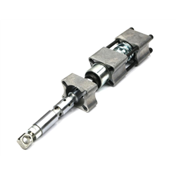 Suwak (chromowany) - kompletna sekcja pływająca z tylnym kołpakiem do rozdzielaczy hydraulicznych 40L Waryński-347892787