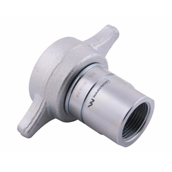 Szybkozłącze hydrauliczne skręcane (motylkowe) wtyczka G1"BSP gwint wewnętrzny 250bar Waryński-347450863