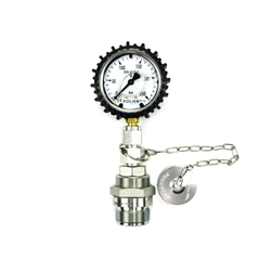 Zestaw pomiarowy ciśnienia hydrauliki z manometrem 250 bar gniazdo skręcane Waryński-347474034