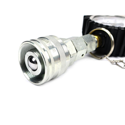 Zestaw pomiarowy ciśnienia hydrauliki z manometrem 250 bar wtyczka skręcana Waryński-347902396