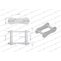 Zamek łańcucha S32 Waryński ( sprzedawane po 5 )-347887023