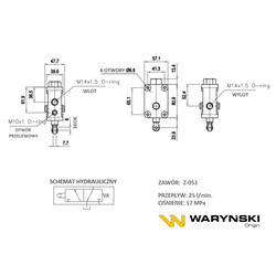 Zawór hydrauliczny ZSSV05X1 (Z-051) Waryński-347450330