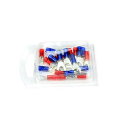 Zestaw końcówek widełkowych izolowanych 1/M3,5 i 2,5/M4 (opak. 20 szt)-347472545
