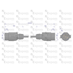 Złącze elektryczne 3.5x5 typu wtyczka wtyczka EXPOM KWIDZYN eu-347903836