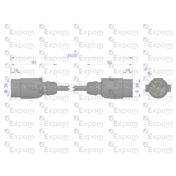 Złącze elektryczne 3.5x7 typu wtyczka wtyczka EXPOM KWIDZYN eu-347904625