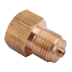 Złączka manometryczna gwint zewnętrzny G1/2" x gwint wewnętrzny M20x1.5 (mosiądz) POLMO-347885268