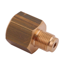 Złączka manometryczna gwint zewnętrzny G1/8" x gwint wewnętrzny M10x1  (mosiądz) POLMO-347456946