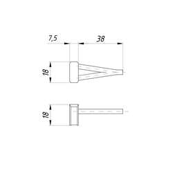 SZCZOTKA ROZRUSZNIKA Z REDUKTOREM 12V DO ROZRUSZNIKA Z PRZEKŁADNIĄ,18X7,4X18MM-347867923