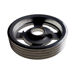 KOŁO PASOWE DUŻE KOSIARKI ROTACYJNEJ - 4 PASKI - FI 295 MM-347869338