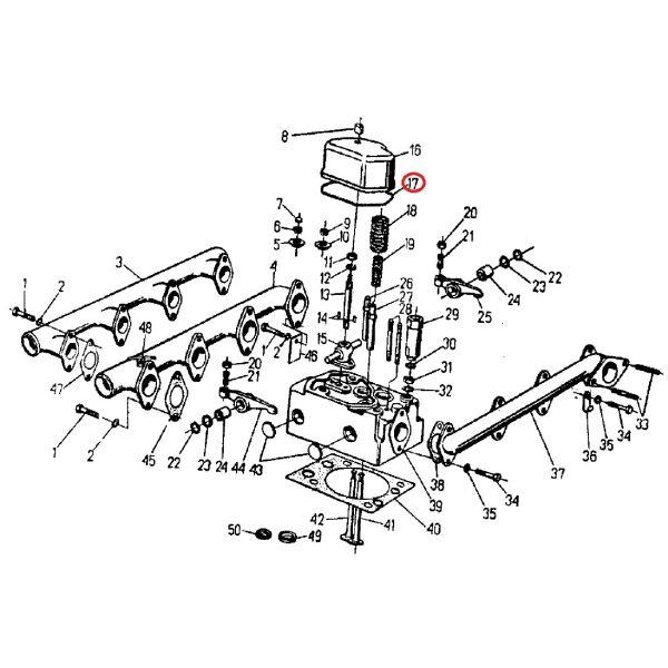USZCZELKA POKRYWY ZAWORÓW C-360, ZETOR, 55010527-1203637